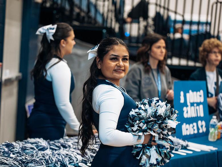 Student Cheerleader smiling